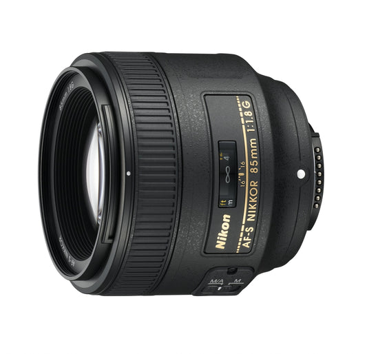 Nikon AF-S Nikkor, 85mm f/1.8G objektīvs, melns, Nital karte: -