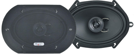 Excalibur X572 2 ceļu automašīnu skaļrunis 13 x 18 cm/6 x 9, 450 W pāris cena daudziem Ford, Mazda vai FIAT transportlīdzekļiem, melns