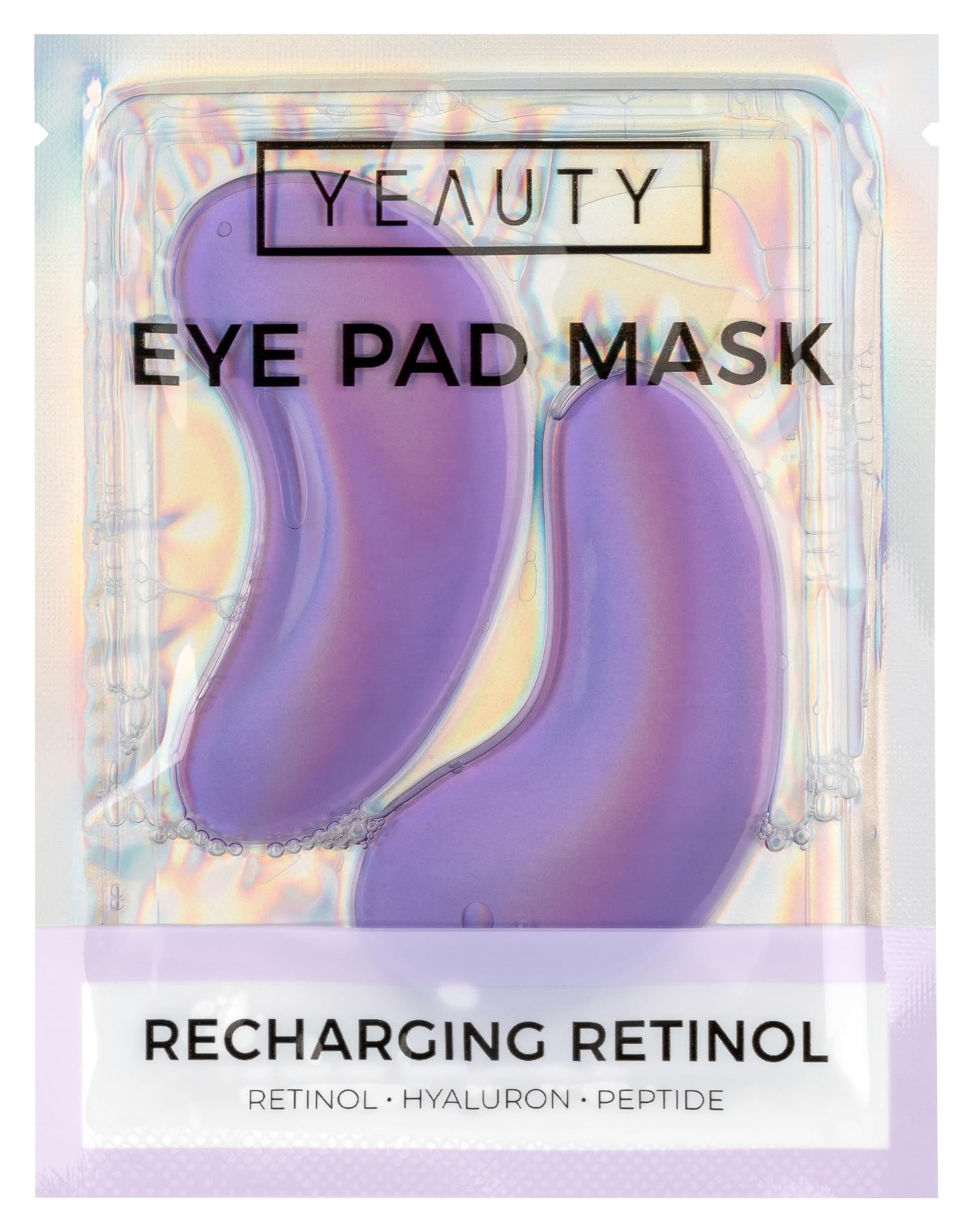 Acu plāksteri Yeauty Recharging Retinol – pretnovecošanās acu maska ar hialuronskābi