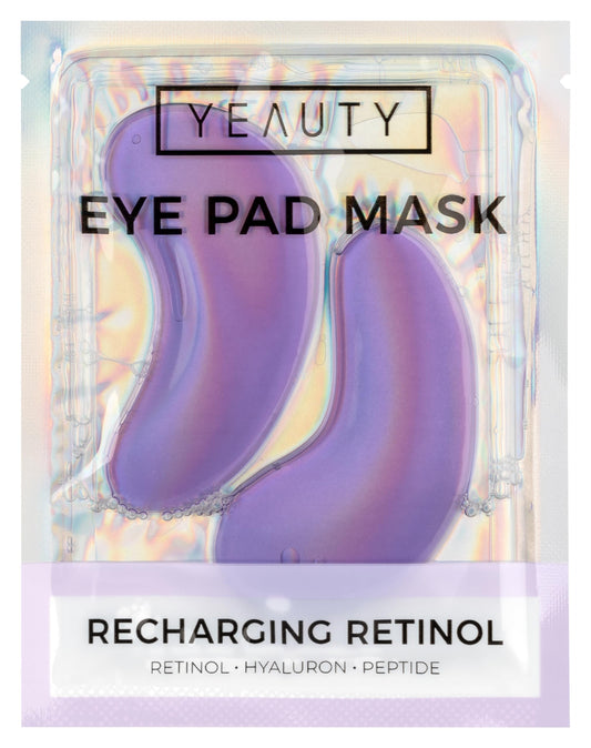 Acu plāksteri Yeauty Recharging Retinol – pretnovecošanās acu maska ar hialuronskābi