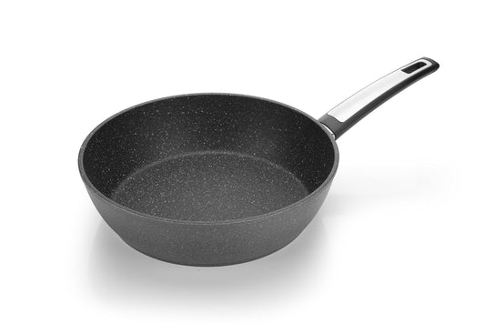 Tescoma I-Premium Stone frying pan - 28 cm, ceramic coating, black, non-stick, durable, heat-resistant.