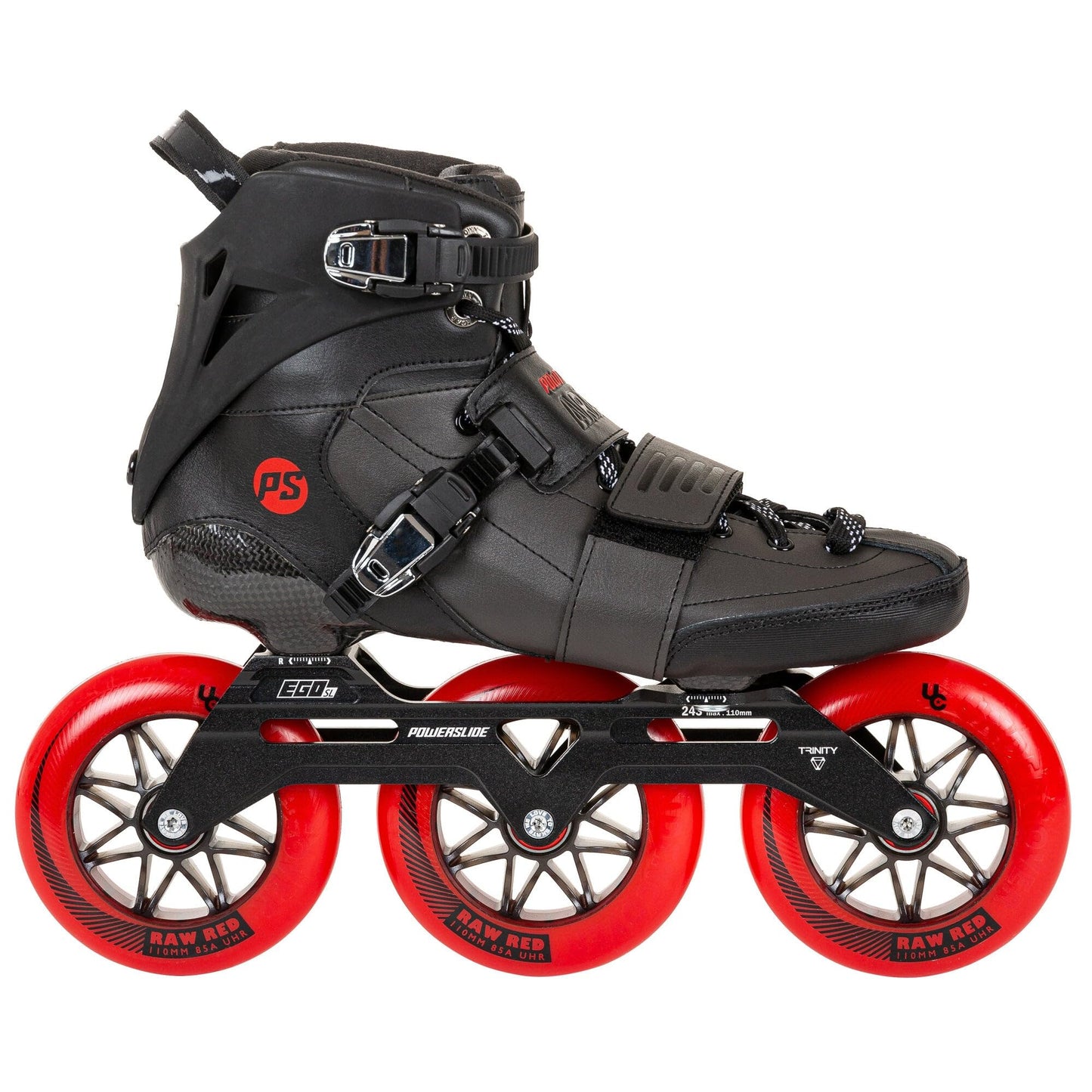 Skrituļslidas Powerslide Arise SL Black urbanizbraukšanai un fitnesam, sievietēm un vīriešiem