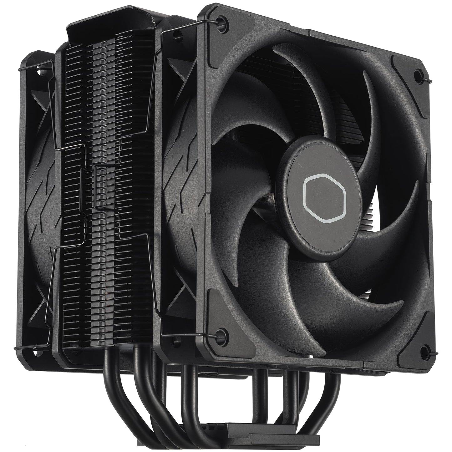 Cooler Master Hyper 212 Black X Duo CPU gaisa dzesētājs – 2xSickleFlow 120 Edge ventilatori, alumīnija apdare, 4 siltuma caurules