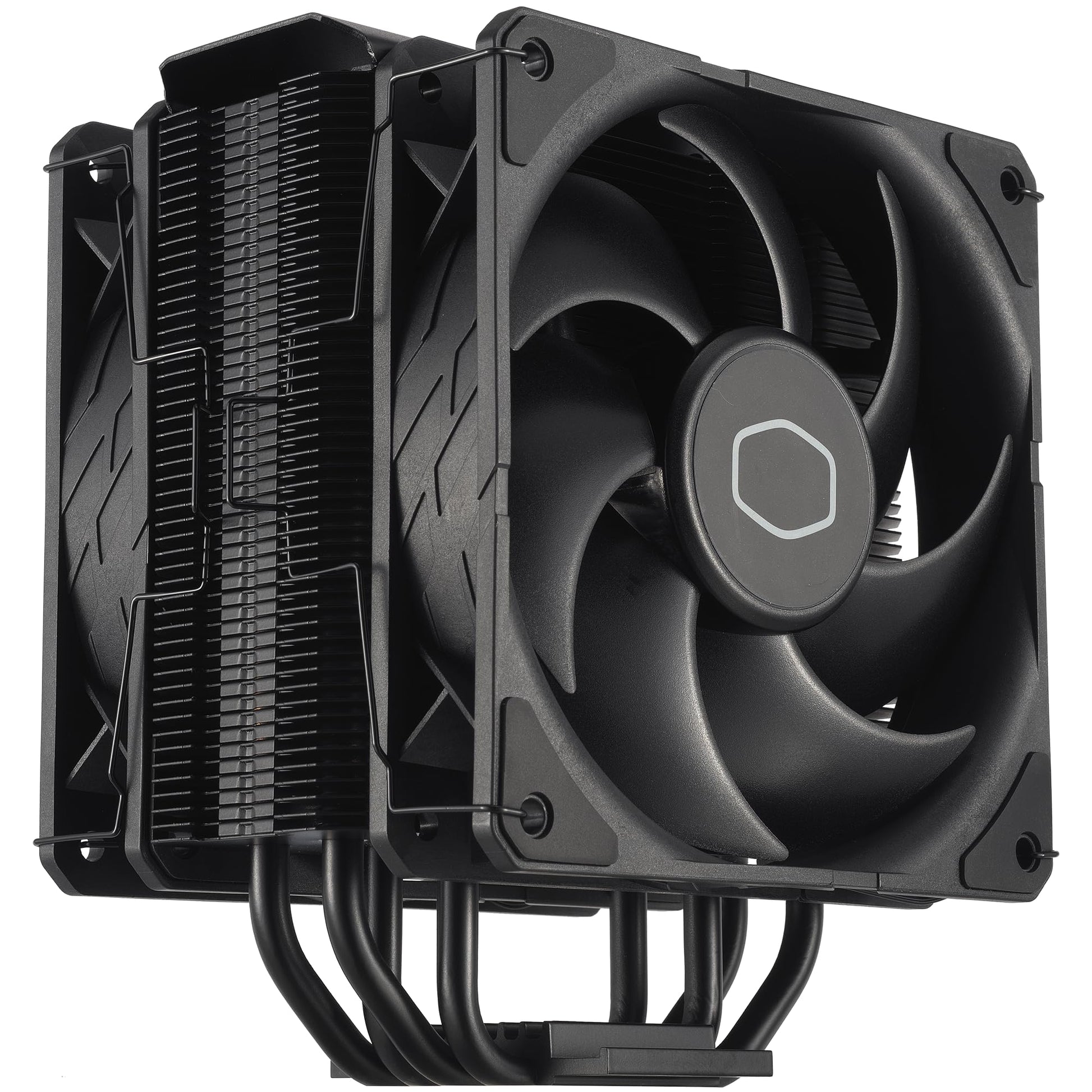 Cooler Master Hyper 212 Black X Duo CPU gaisa dzesētājs – 2xSickleFlow 120 Edge ventilatori, alumīnija apdare, 4 siltuma caurules