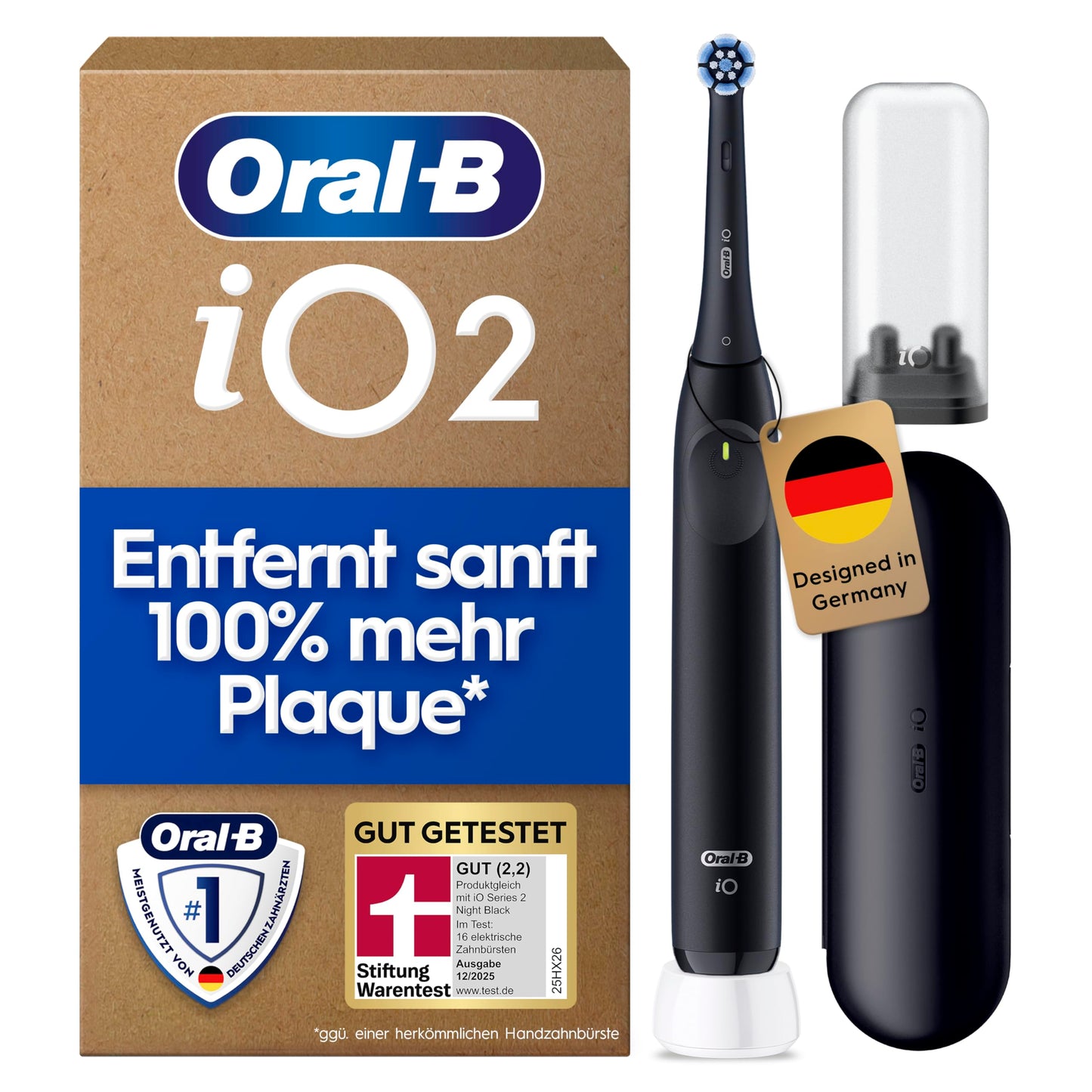 Elektriskā zobu birste Oral-B iO Series 2, melna