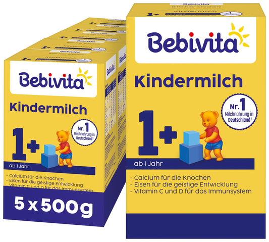 Bebivita piena maisījums bērniem 1+, 500g (5x500g)