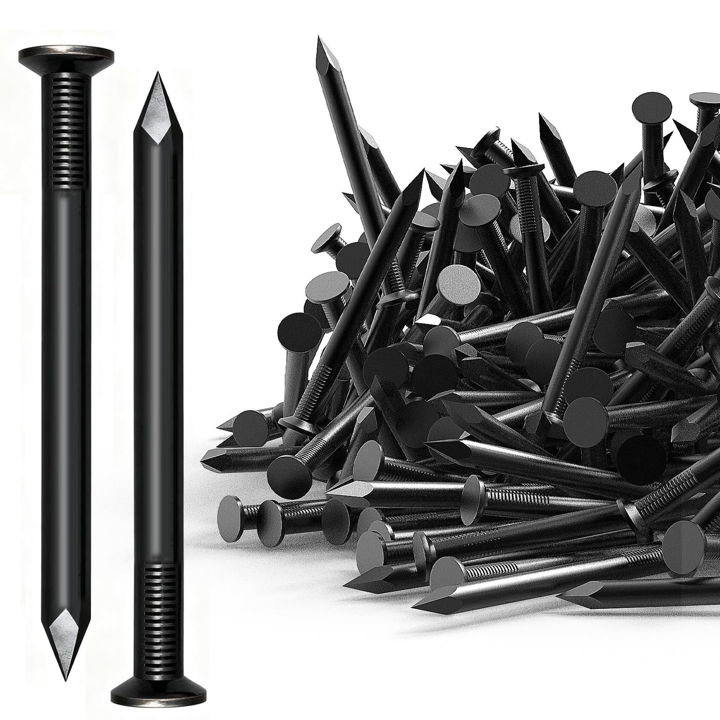 Attēlu naglas, 120 gab., 30mm tērauda betona naglas sienai un rāmjiem