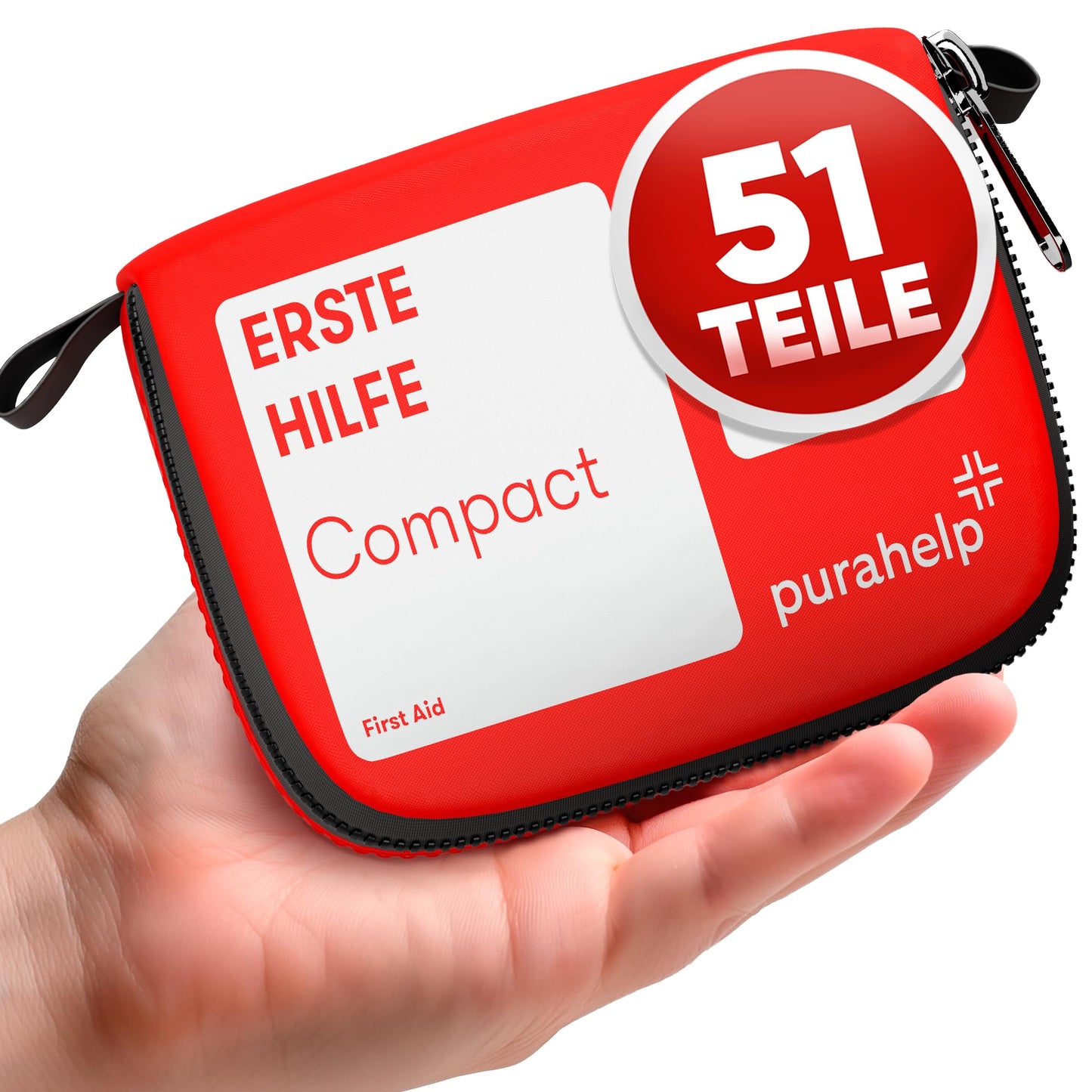 Mini pirmās palīdzības komplekts PURAHELP® - kompakts un viegls