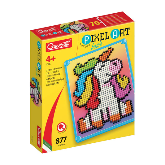 Quercetti bezvadu maršrutētājs, modems, modelis Pixel, mākslas pamata vienradzis