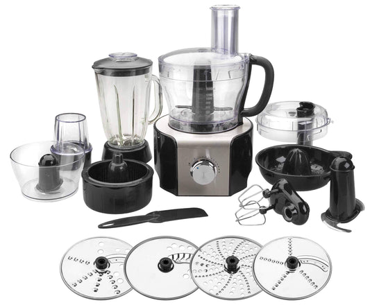 Lacor 69079 Lacor-69079-Multifunkcionālais robots 800 W-Melns, nerūsējošais tērauds, stikls un plastmasa, Daudzkrāsains