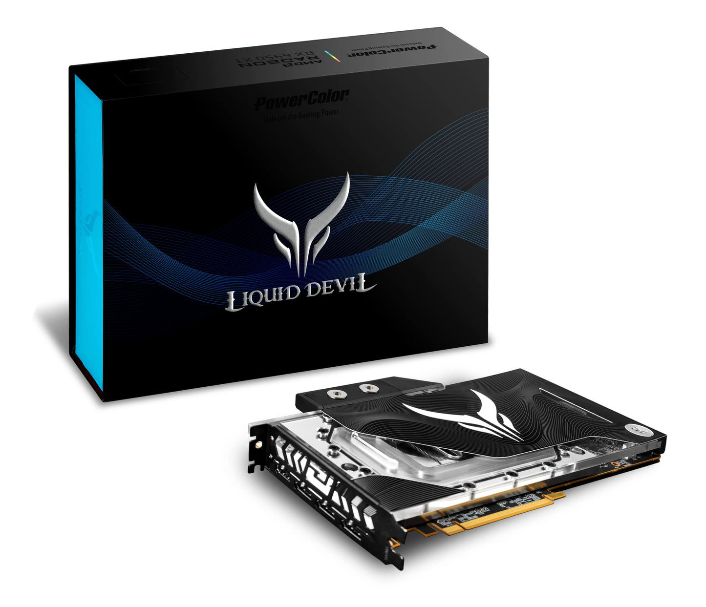 PowerColor Liquid Devil AMD Radeon RX 6950 XT - 16GB GDDR6 memory, high-performance graphics card for gaming.