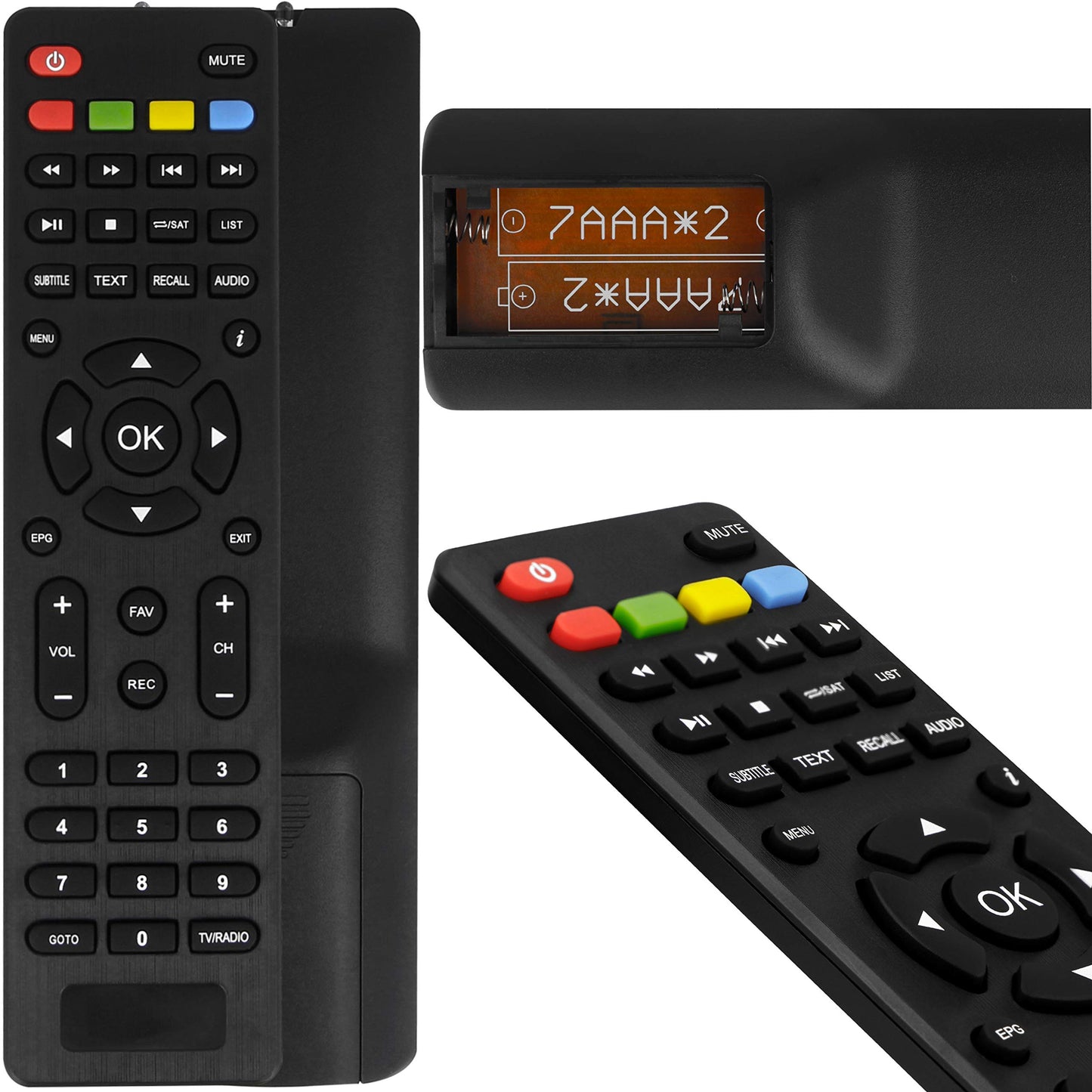 Tālvadības pults AHE-1 AMSTRAD 19700 un md-115 HD-LINE 250 ECHOSAT 315 un 20700