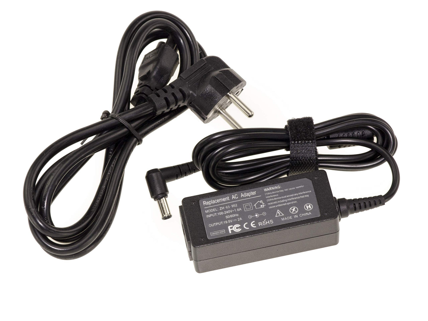 KALEA-INFORMATIQUE barošanas bloks klēpjdatoram 19,5V 2A, uzgalis 4,4x6,5mm, saderīgs ar VGP-AC19V39, VGP-AC19V40, VGP-AC19V47.