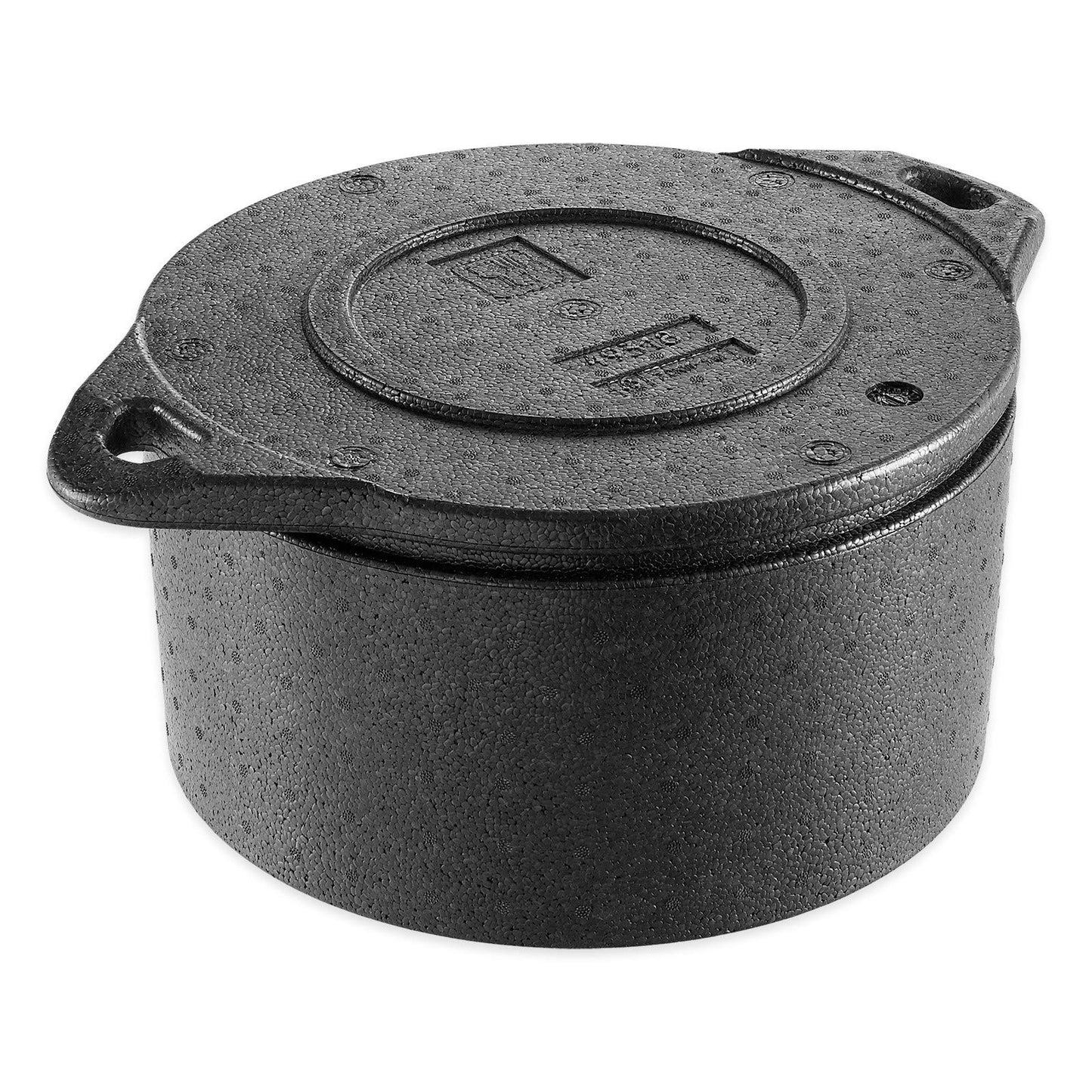 Termokaste tortidele thermohauser EPP, must, kaanega, 10,5 L, Ø 54.0 x 21.5 cm