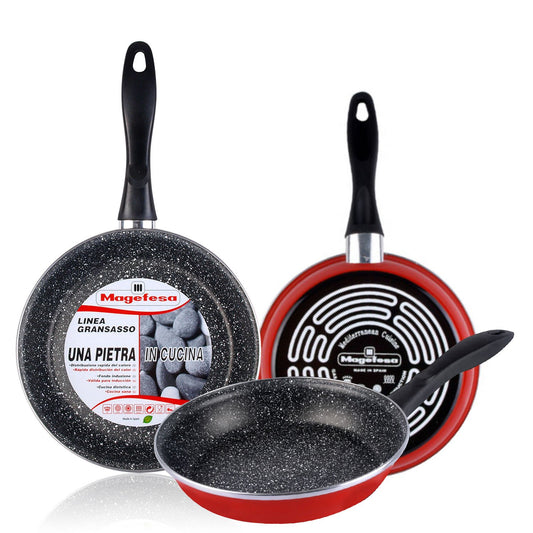 Magefesa K2 pannas komplekts 20/24Ø - cm sarkans, 2-piece cookware set, durable, non-stick, ideal for everyday cooking.
