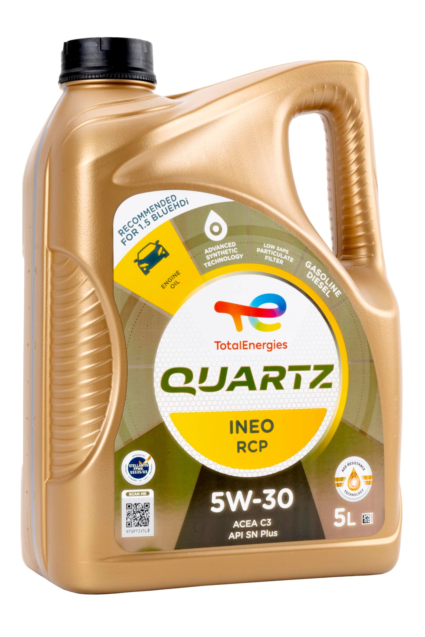 Motoreļļa Quartz INEO RCP 5W-30 5L