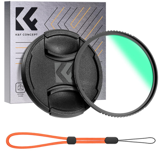 K&F Concept K sērijas UV filtrs 77mm ar objektīva vāciņu, aizsargfiltrs ar 18 slāņu nanopārklājumiem