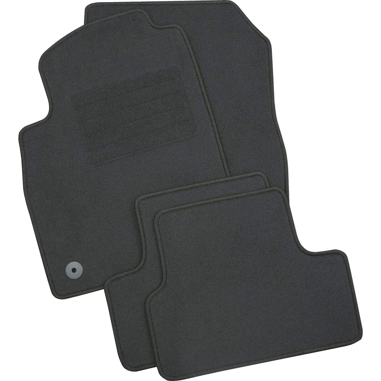 PETEX ROYAL Automašīnu paklājs Premium forma priekšā un aizmugurē Grafīts 4 daļās