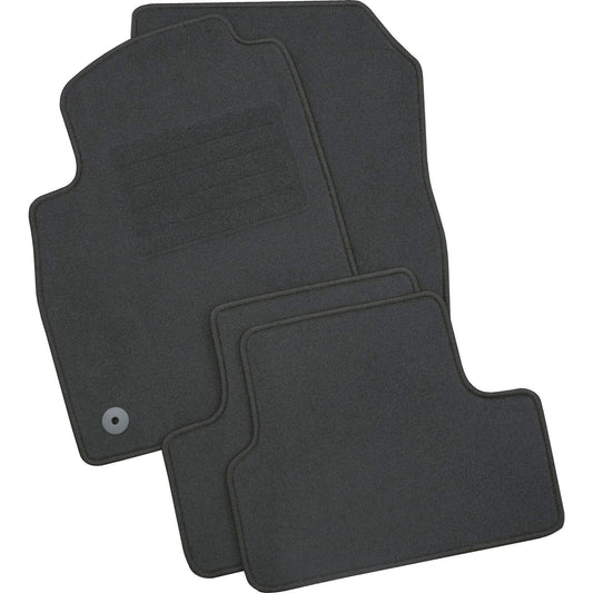 PETEX ROYAL Automašīnu paklājs Premium forma priekšā un aizmugurē Grafīts 4 daļās