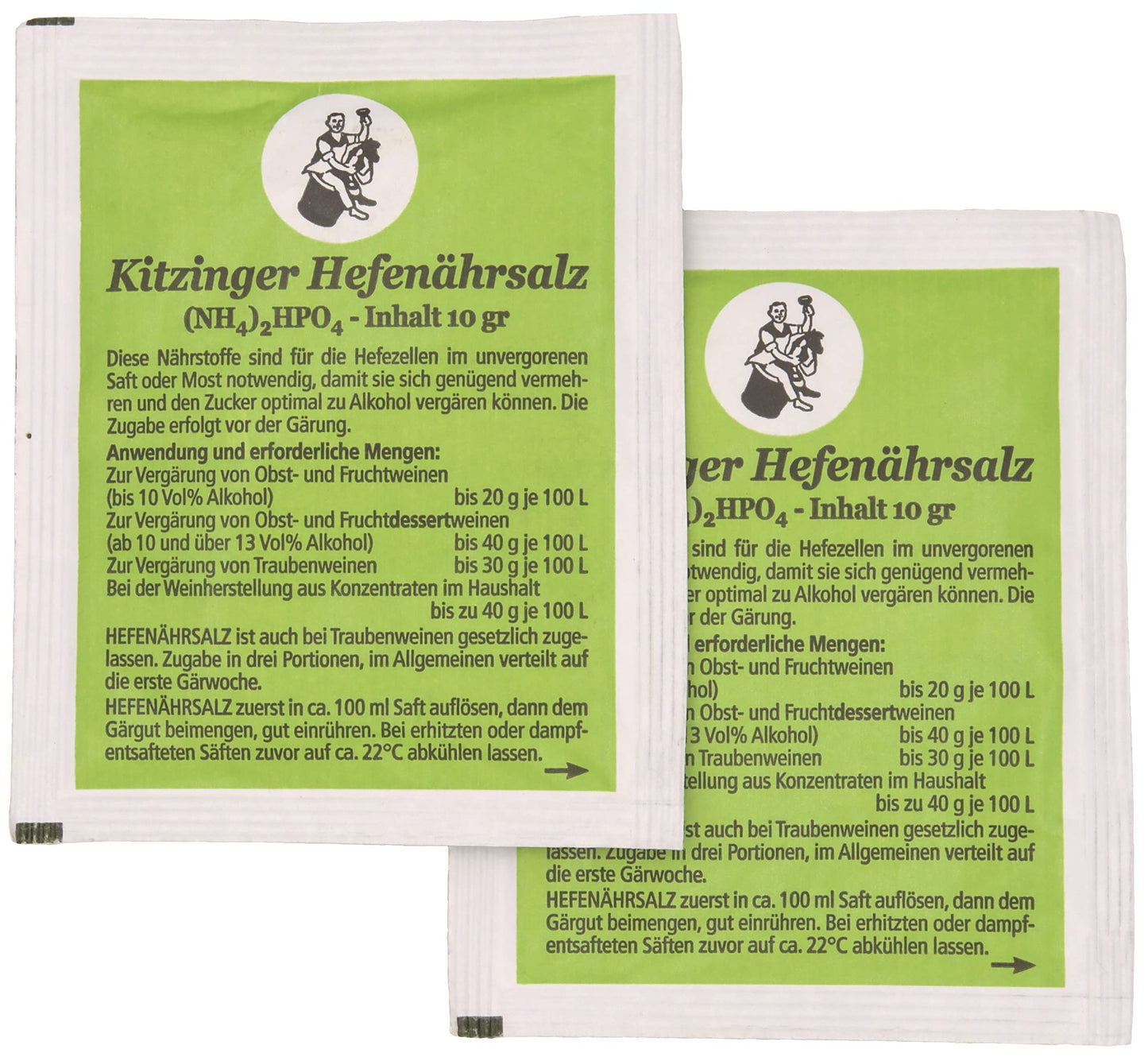 Vīna rauga barības sāls Arauner Kitzinger 10 g (2)