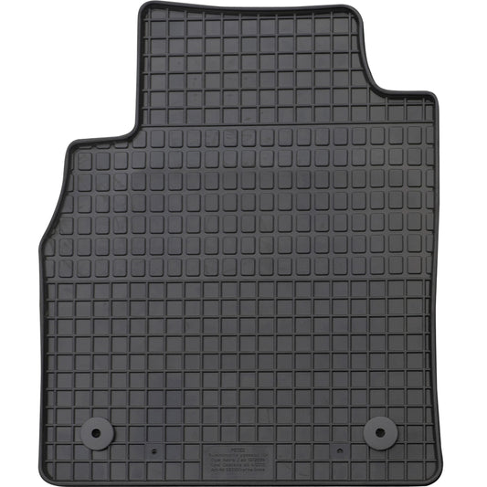 PETEX formas vadītāja gumijas paklājs Premium 1-TLG melns