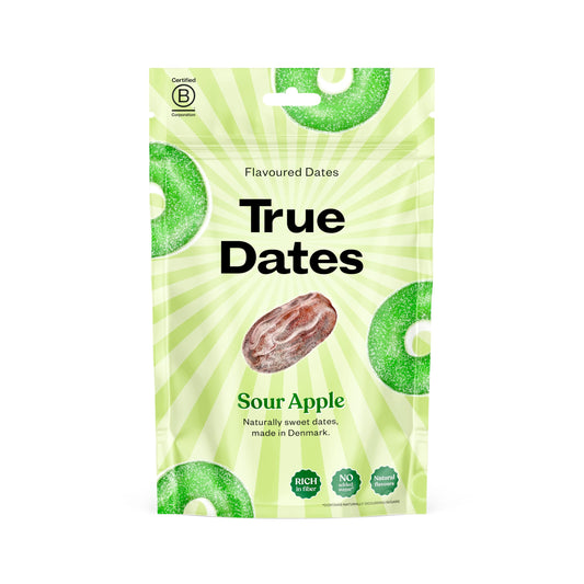Skāba ābola garšas dateles True Dates, 100 g