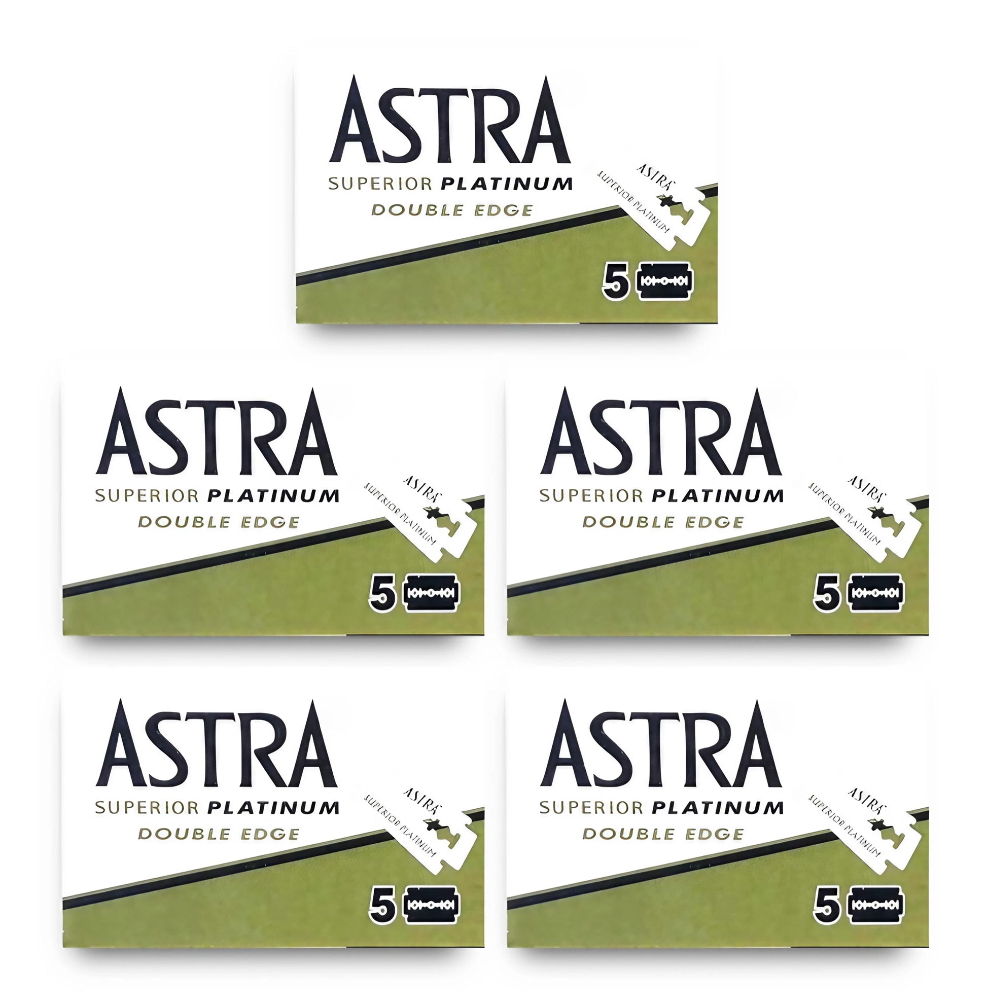 Razor Blades Club 25 Skūšanās asmeņi Astra Platinum