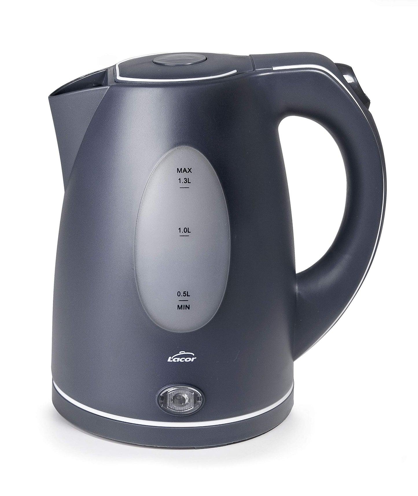 Lacor ūdens vārītājs pelēks 2200 W, bez BPA, 1,30 l - ātri vārīšana, droša lietošana, moderns dizains