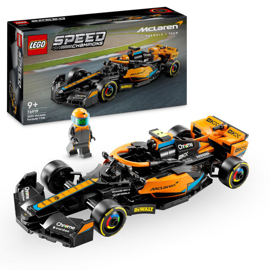 LEGO Speed Champions McLaren Formula 1 - Buildable race car model for kids 9+, perfect for independent play and room decor.