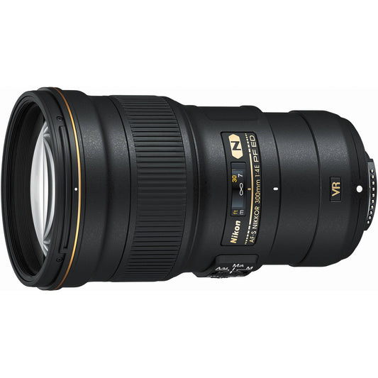 Nikon AF-S Nikkor 300 mm 1:4E PF ED VR objektīvs ar HB-73/CL-M3 melnā krāsā