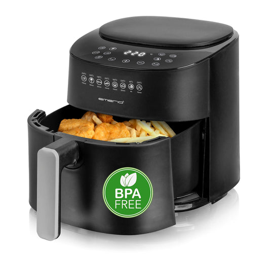 Emerio TOP AirFryer - 4.5L, 8 programs, oil-free frying, cool touch, BPA-free, 1300W, quick heating, model AF-129369.