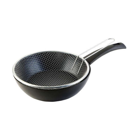 WECOOK! Ecogreen fritēšanas panna 24 cm - nelīpošs XYLAN Plus, ekoloģisks, bez PFOA, presēts alumīnijs, pilna indukcija.