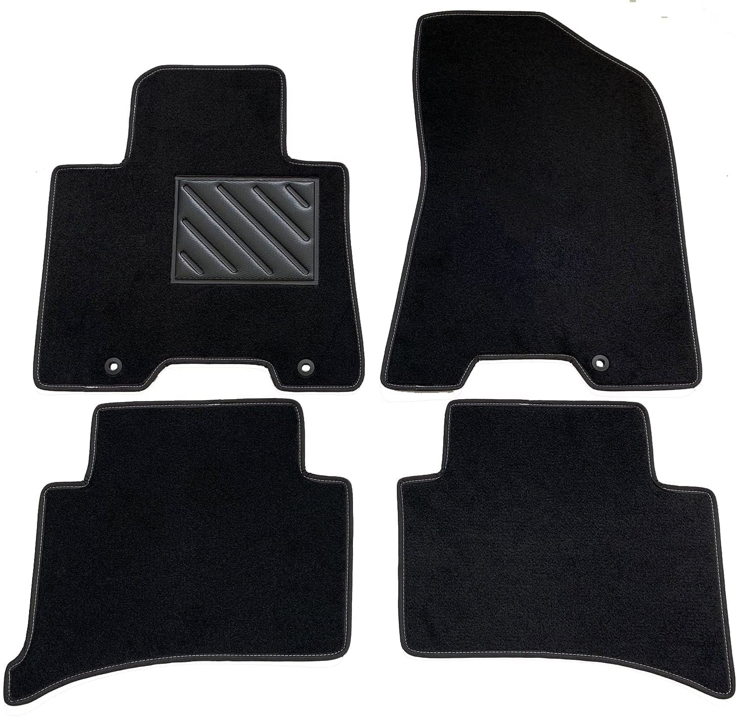 Kia Sportage IV 2016-2021 paklāji, precīzi pielāgoti, neslīdoši, pastiprināta gumijas papēža spilventiņš un stiprinājuma pogas