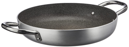 BALLARINI Professionale Granite 2808 - 32 cm gray metal frying pan with non-stick surface and durable granite coating