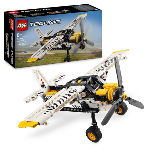 LEGO Technic propelleru lidmašīna - rotējošs propellers, 4 cilindru motors, rotaļlieta bērniem no 8 gadiem, dāvana.