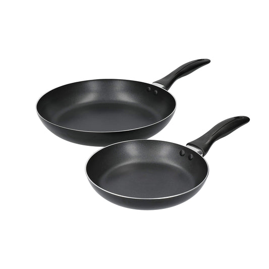KitchenCraft 2-piece baking pan set - induction compatible, aluminum, gift box, includes 28 cm and 20 cm sizes.
