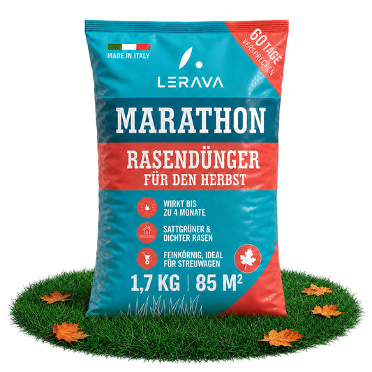 LERAVA Marathon rudens zāliena mēslojums 1,7 kg līdz 85 m²