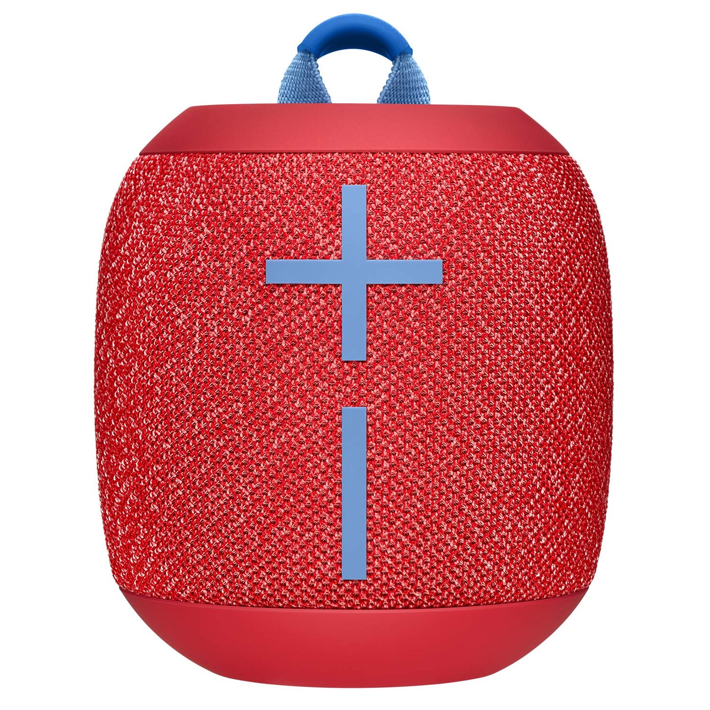 Ultimate Ears Wonderboom 2 Portatīvais Bluetooth skaļrunis, 360° skaņa, ūdensizturīgs un putekļu izturīgs, āra režīms, savienojiet 2 skaļruņus stereo skaņai, 13 stundu akumulatora darbības laiks - Sarkans/Zils