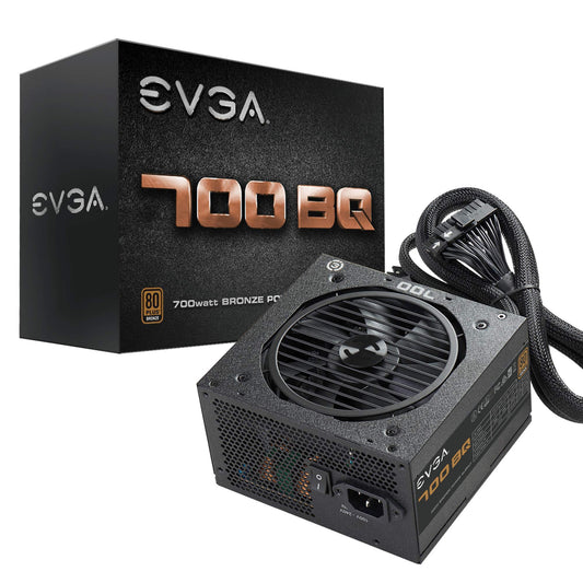 EVGA 700 BQ - 80+ Bronze 700W, semi-modular, FDB fan, 5-year warranty, power supply 110-BQ-0700-V2 (EU)