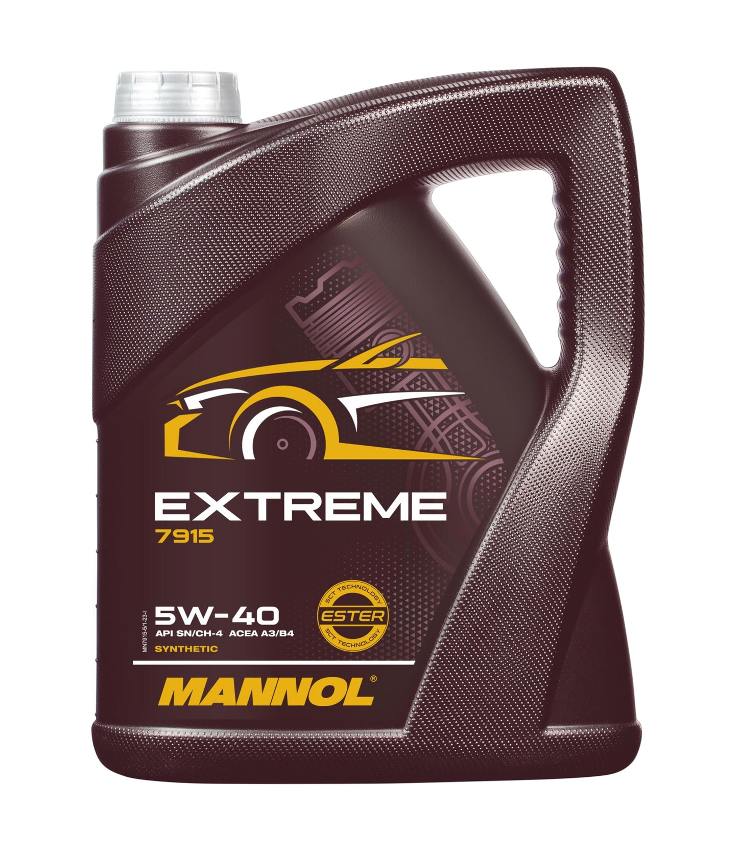 Motoreļļa MANNOL 7915 Extreme 5W-40 sintētiska benzīna un dīzeļa dzinējiem, 5L