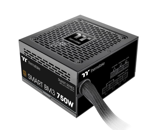 Thermaltake Smart BM3 750W Power Supply - Semi-modular, 80Plus Bronze, PCIe Gen 5 compatible