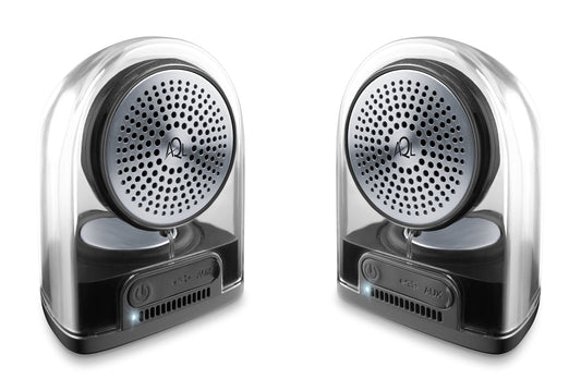 AQL Concerto | Pārnēsājamais bezvadu Bluetooth v4.2 skaļrunis ar cietu korpusu – 8 stundu akumulatora darbības laiks – 6 W jauda – darbības attālums 10 m. - Melns