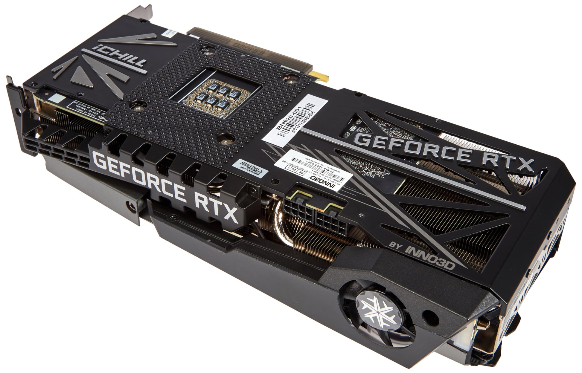Saderīgs ar GeForce RTX 3080 12GB iChill X4 LHR - 12288 MB GDDR6X, augstas veiktspējas grafiskā karte.