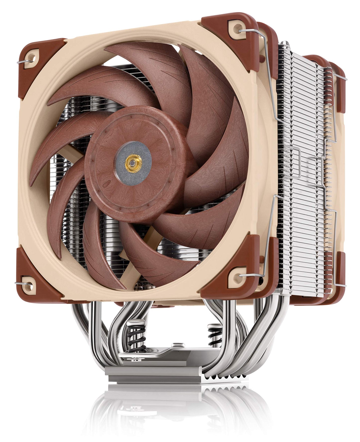 Noctua NH-U12A - augstas kvalitātes CPU dzesētājs ar klusiem NF-A12x25 PWM ventilatoriem, 120mm, brūns.