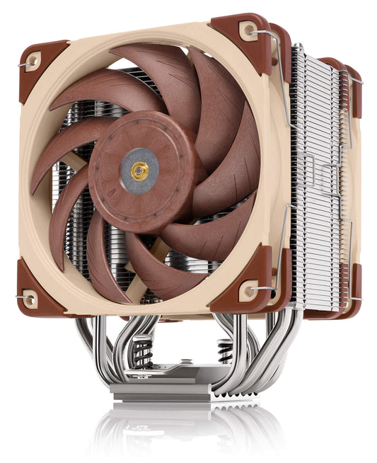 Noctua NH-U12A - augstas kvalitātes CPU dzesētājs ar klusiem NF-A12x25 PWM ventilatoriem, 120mm, brūns.