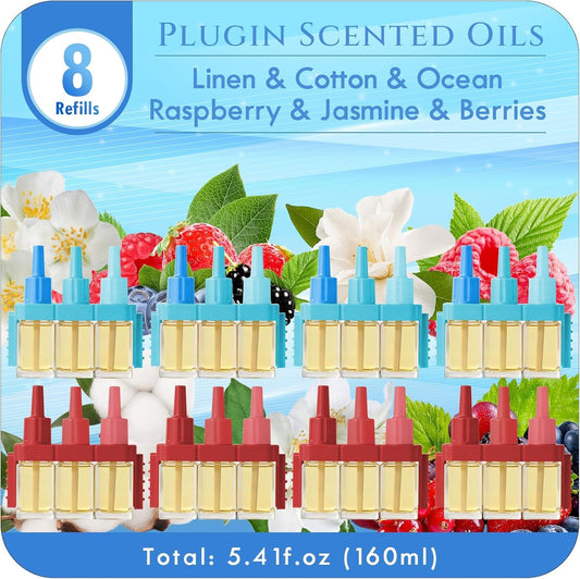 Scent-Hi aromātiskās eļļas uzpildes, saderīgas ar Febreze 3Volution, 8 gab.