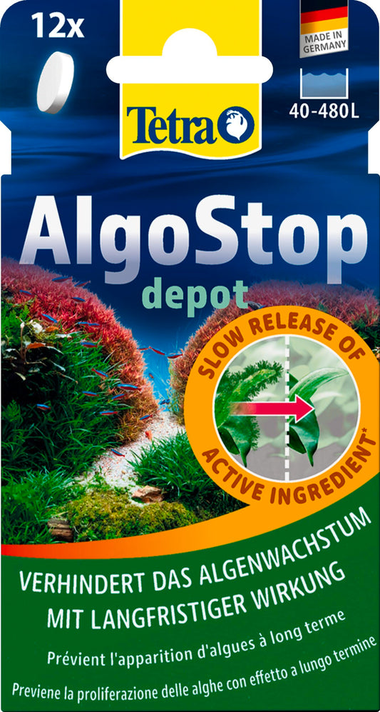 Tetra AlgoStop depot, aļģu apkarošanas līdzeklis, 12 tabletes