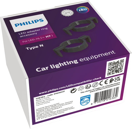 Philips adaptera gredzens H7-LED tips N, spuldzes turētājs Ultinon Pro6000 H7-LED