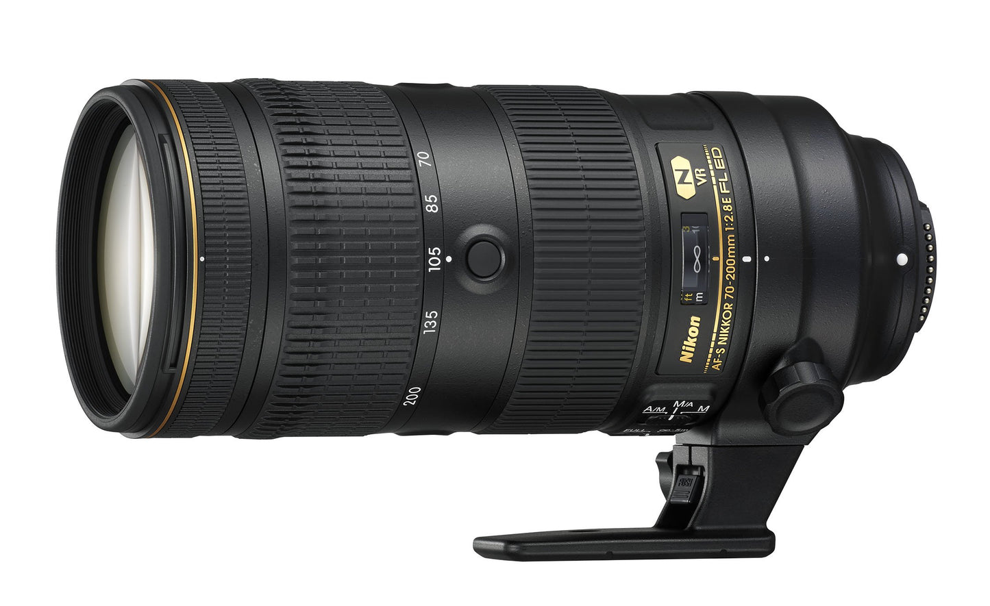 13. Nikon AF-S Nikkor objektīvs 70-200mm f/2.8E FL ED VR, melns [Nital karte: 4 gadu garantija]