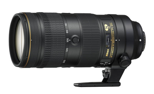 13. Nikon AF-S Nikkor objektīvs 70-200mm f/2.8E FL ED VR, melns [Nital karte: 4 gadu garantija]